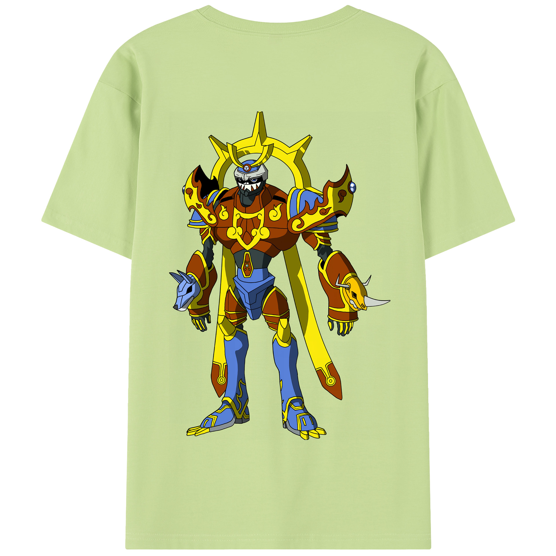 （画像用） Digimon デジタルモンスター/デジモン 綿100％半袖Tシャツ（背面プリント）